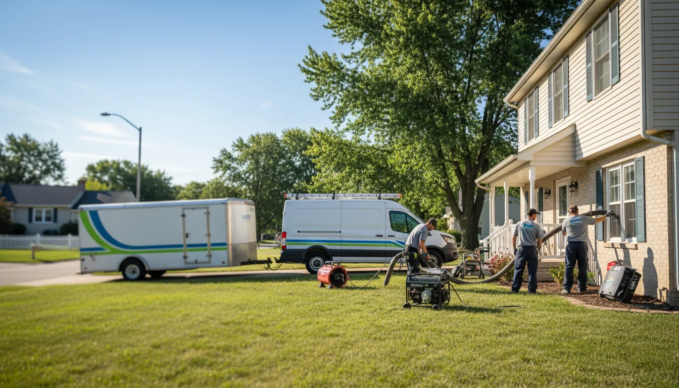 Flooded Basement Restoration And Cleanup With Repair in Jewell, OH near me